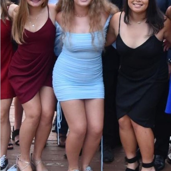 Hello Molly Blue Dress - Picture 3 of 3